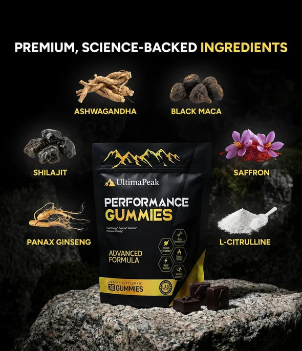 ULTIMAPEAK SHILAJIT GUMMMIES - 6 IN 1 SUPPORT