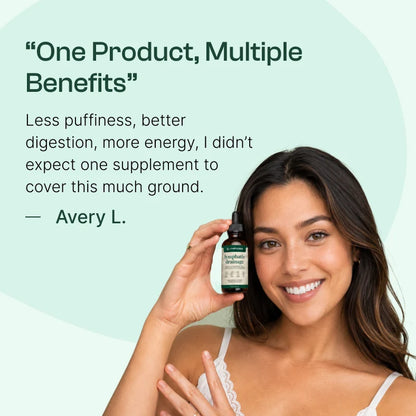 Lymphatic Drainage Drops - Less Bloated Body Starts Here.