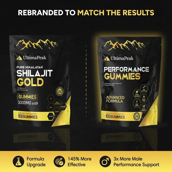 ULTIMAPEAK SHILAJIT GUMMMIES - 6 IN 1 SUPPORT