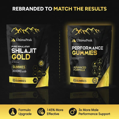 ULTIMAPEAK SHILAJIT GUMMMIES - 6 IN 1 SUPPORT